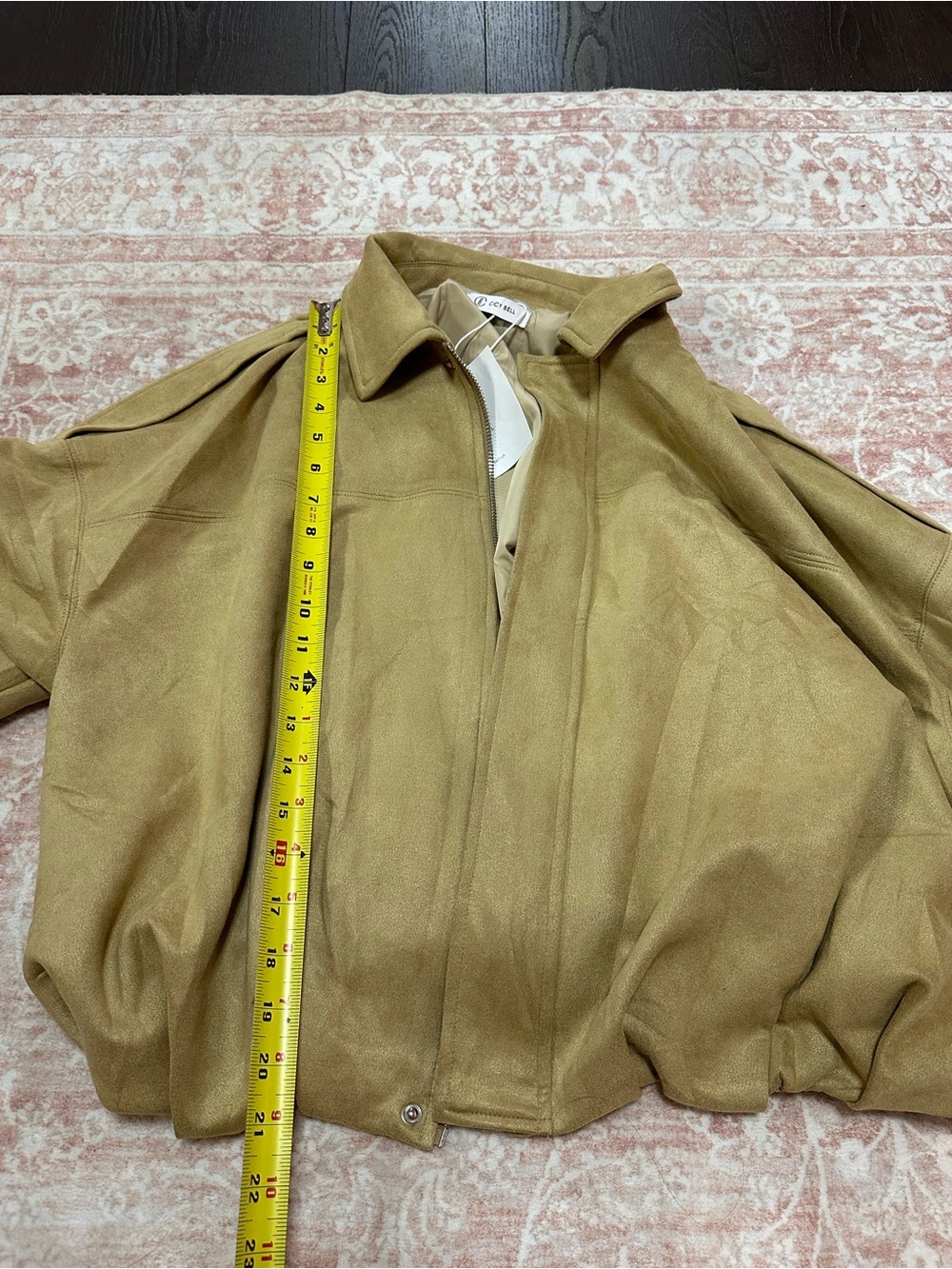 NWT 🤎 Suede Bubble Oversized Jacket - Picture 6 of 14
